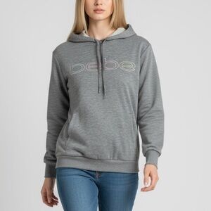 Bebe Sport Gray Workout Hoodie